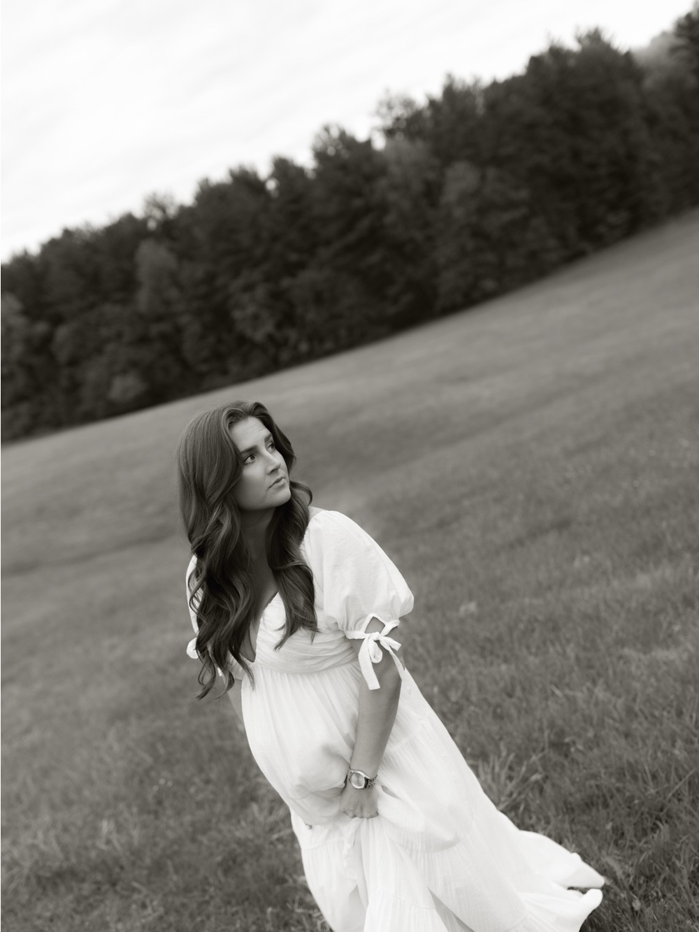 Grayson Maxi Dress in Cream - Bump Friendly - Picture 8 of 8